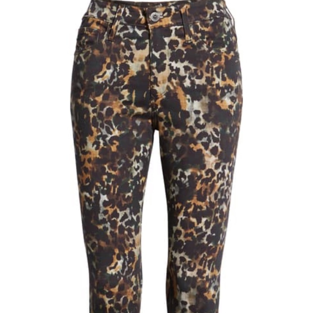 AG The Farrah High Rise Skinny Ankle Untamed Camo